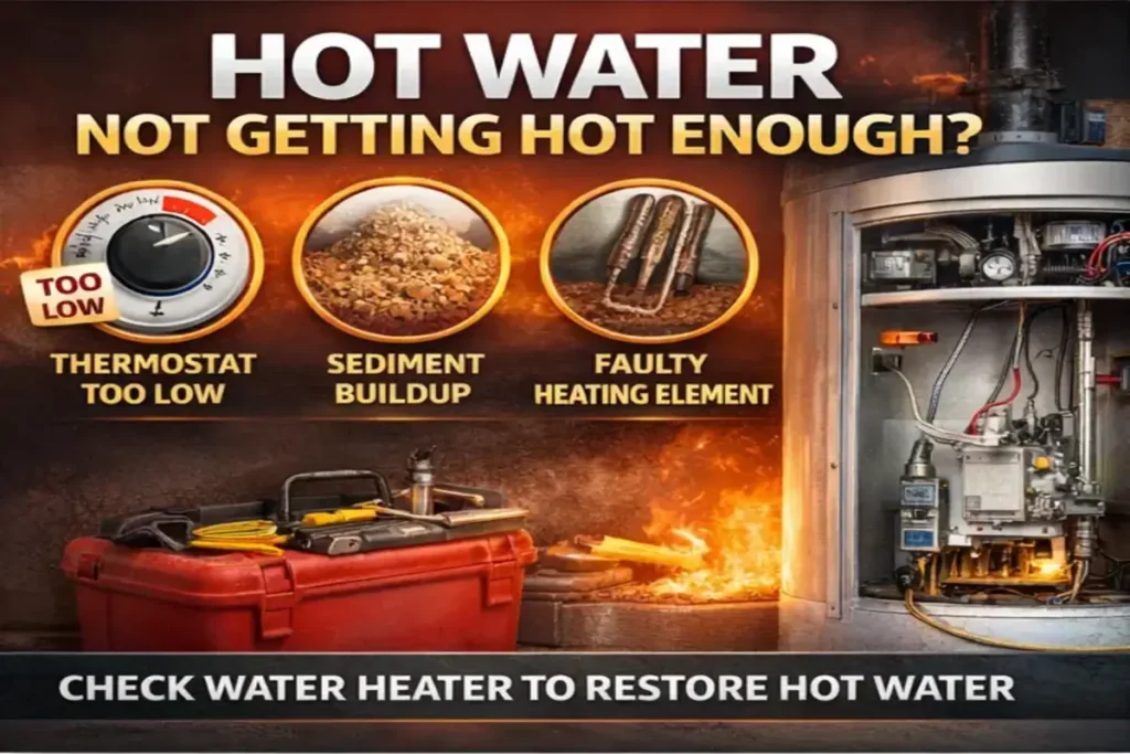 Hot water may not get hot enough