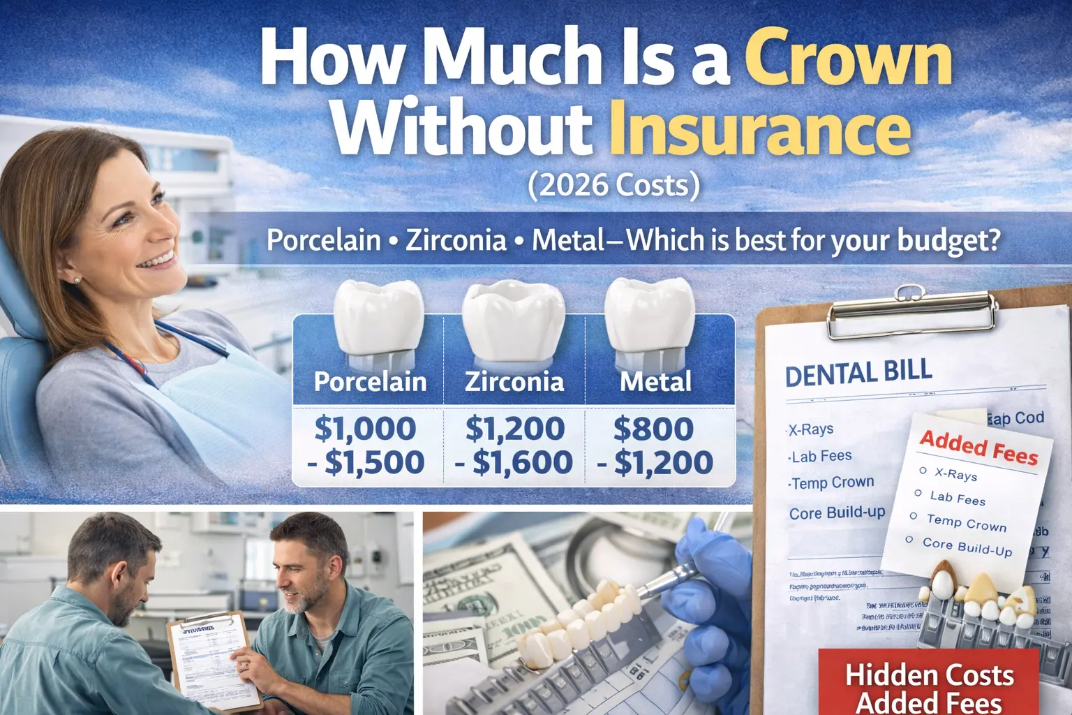 How Much Is a Crown Without Insurance in the US? (2026 Costs)