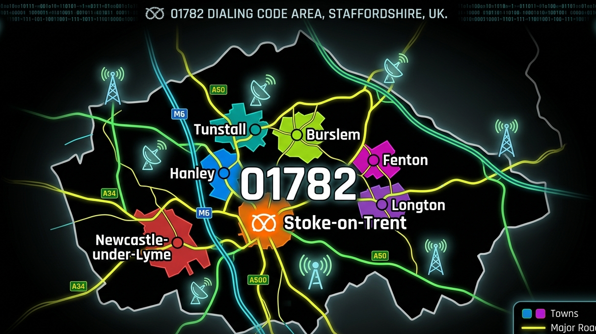01782 Dialing Code Area: Complete Guide